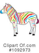 Zebra Clipart #1092973 by Maria Bell