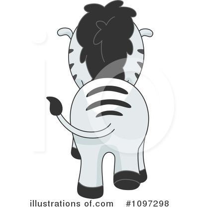 Royalty-Free (RF) Zebra Clipart Illustration by BNP Design Studio - Stock Sample #1097298