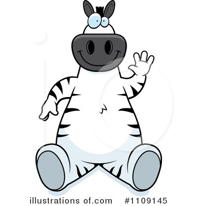 Royalty-Free (RF) Zebra Clipart Illustration by Cory Thoman - Stock Sample #1109145