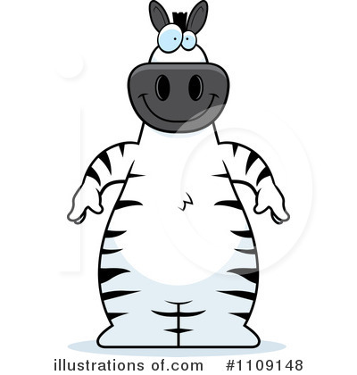 Royalty-Free (RF) Zebra Clipart Illustration by Cory Thoman - Stock Sample #1109148