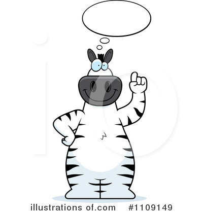 Royalty-Free (RF) Zebra Clipart Illustration by Cory Thoman - Stock Sample #1109149