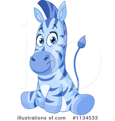 Royalty-Free (RF) Zebra Clipart Illustration by yayayoyo - Stock Sample #1134533