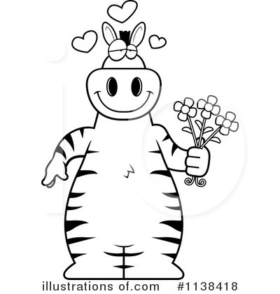 Royalty-Free (RF) Zebra Clipart Illustration by Cory Thoman - Stock Sample #1138418