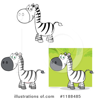 Zebra Clipart #1188485 by Hit Toon