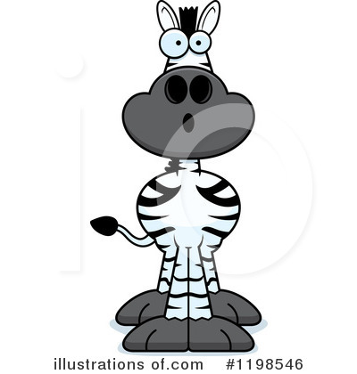 Royalty-Free (RF) Zebra Clipart Illustration by Cory Thoman - Stock Sample #1198546