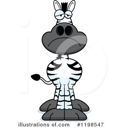 Royalty-Free (RF) Zebra Clipart Illustration by Cory Thoman - Stock Sample #1198547