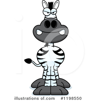 Royalty-Free (RF) Zebra Clipart Illustration by Cory Thoman - Stock Sample #1198550