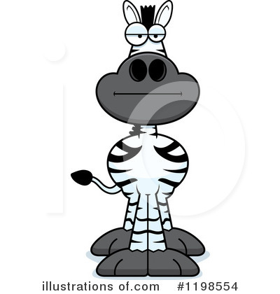 Royalty-Free (RF) Zebra Clipart Illustration by Cory Thoman - Stock Sample #1198554