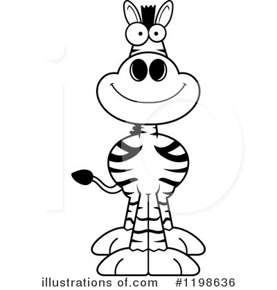 Royalty-Free (RF) Zebra Clipart Illustration by Cory Thoman - Stock Sample #1198636