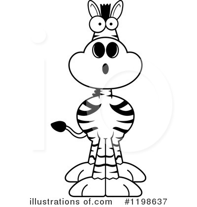 Royalty-Free (RF) Zebra Clipart Illustration by Cory Thoman - Stock Sample #1198637