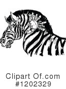 Zebra Clipart #1202329 by Prawny Vintage