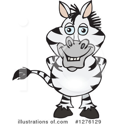 Zebra Clipart #1276129 by Dennis Holmes Designs