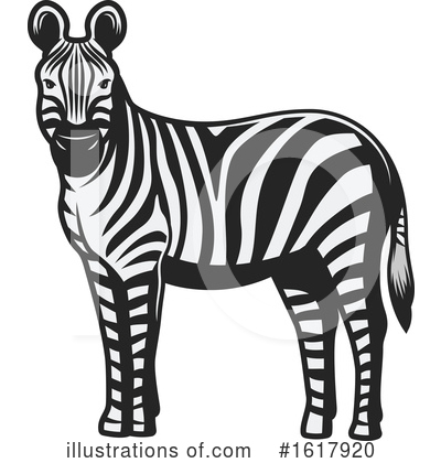 Royalty-Free (RF) Zebra Clipart Illustration by Vector Tradition SM - Stock Sample #1617920