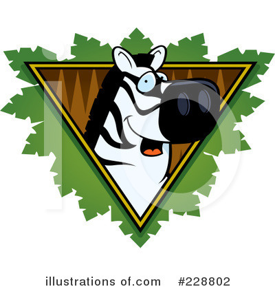 Royalty-Free (RF) Zebra Clipart Illustration by Cory Thoman - Stock Sample #228802