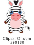 Zebra Clipart #96186 by Pushkin