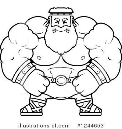 Royalty-Free (RF) Zeus Clipart Illustration by Cory Thoman - Stock Sample #1244653