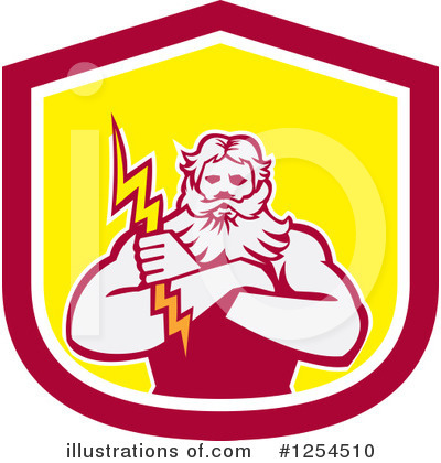 Royalty-Free (RF) Zeus Clipart Illustration by patrimonio - Stock Sample #1254510