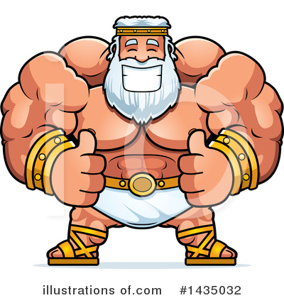 Royalty-Free (RF) Zeus Clipart Illustration by Cory Thoman - Stock Sample #1435032