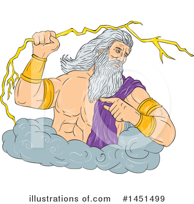 Royalty-Free (RF) Zeus Clipart Illustration by patrimonio - Stock Sample #1451499