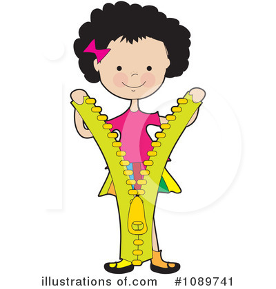 Royalty-Free (RF) Zipper Clipart Illustration by Maria Bell - Stock Sample #1089741