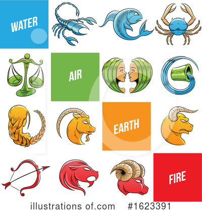Royalty-Free (RF) Zodiac Clipart Illustration by cidepix - Stock Sample #1623391