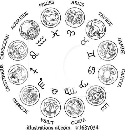 Royalty-Free (RF) Zodiac Clipart Illustration by AtStockIllustration - Stock Sample #1687034