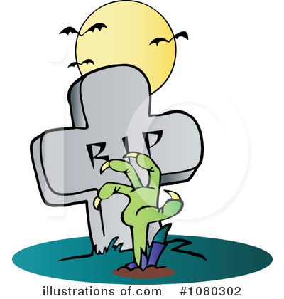 Headstone Clipart #1080302 by Hit Toon