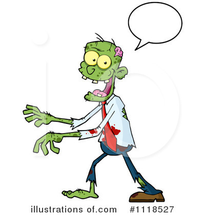 Royalty-Free (RF) Zombie Clipart Illustration by Hit Toon - Stock Sample #1118527