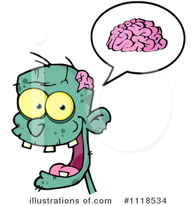 Royalty-Free (RF) Zombie Clipart Illustration by Hit Toon - Stock Sample #1118534