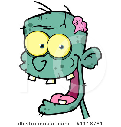 Royalty-Free (RF) Zombie Clipart Illustration by Hit Toon - Stock Sample #1118781