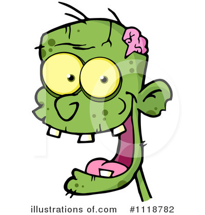 Royalty-Free (RF) Zombie Clipart Illustration by Hit Toon - Stock Sample #1118782