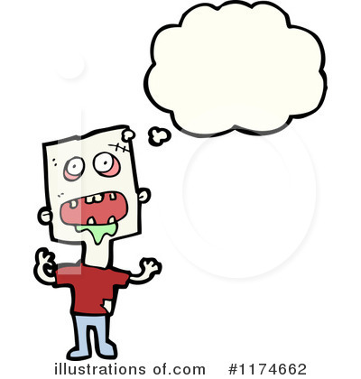 Royalty-Free (RF) Zombie Clipart Illustration by lineartestpilot - Stock Sample #1174662