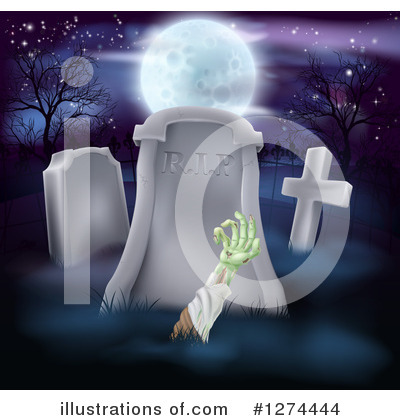 Royalty-Free (RF) Zombie Clipart Illustration by AtStockIllustration - Stock Sample #1274444
