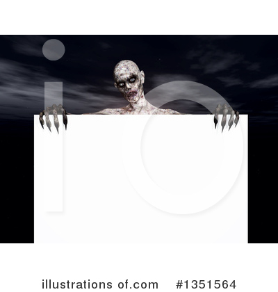 Royalty-Free (RF) Zombie Clipart Illustration by KJ Pargeter - Stock Sample #1351564