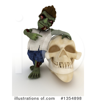Royalty-Free (RF) Zombie Clipart Illustration by KJ Pargeter - Stock Sample #1354898