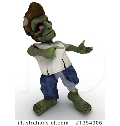 Royalty-Free (RF) Zombie Clipart Illustration by KJ Pargeter - Stock Sample #1354906