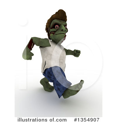 Royalty-Free (RF) Zombie Clipart Illustration by KJ Pargeter - Stock Sample #1354907