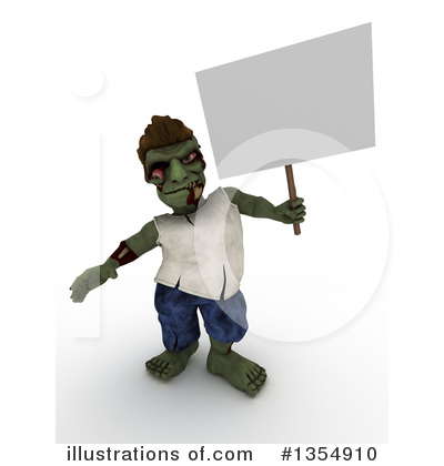 Royalty-Free (RF) Zombie Clipart Illustration by KJ Pargeter - Stock Sample #1354910