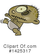 Zombie Clipart #1425317 by toonaday