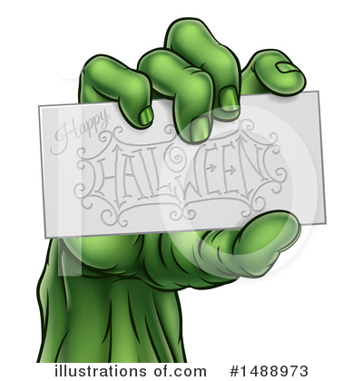 Royalty-Free (RF) Zombie Clipart Illustration by AtStockIllustration - Stock Sample #1488973