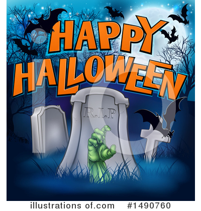 Royalty-Free (RF) Zombie Clipart Illustration by AtStockIllustration - Stock Sample #1490760