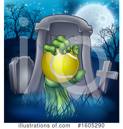 Royalty-Free (RF) Zombie Clipart Illustration by AtStockIllustration - Stock Sample #1605290