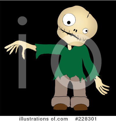 Royalty-Free (RF) Zombie Clipart Illustration by Pams Clipart - Stock Sample #228301