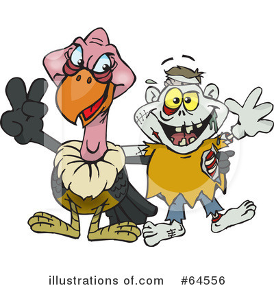 Vulture Clipart #64556 by Dennis Holmes Designs