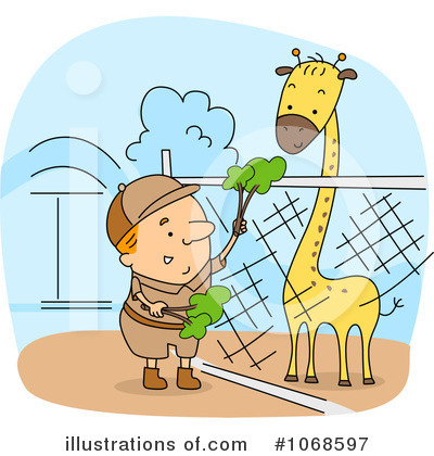 Royalty-Free (RF) Zoo Clipart Illustration by BNP Design Studio - Stock Sample #1068597