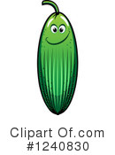 Zucchini Clipart #1240830 by Vector Tradition SM