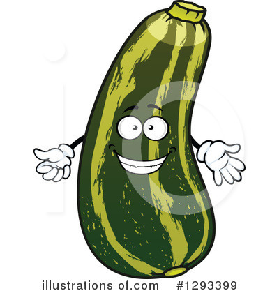 Royalty-Free (RF) Zucchini Clipart Illustration by Vector Tradition SM - Stock Sample #1293399