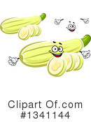 Zucchini Clipart #1341144 by Vector Tradition SM