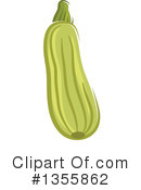 Zucchini Clipart #1355862 by Vector Tradition SM